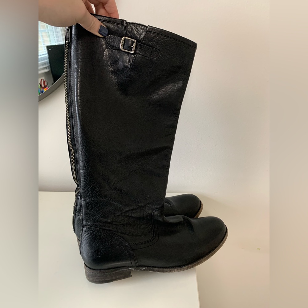 Frye boots - black, size 9